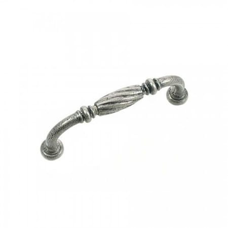 Perfectpatio 3 in. Distressed Pewter French Twist Cabinet Pull PE1911256